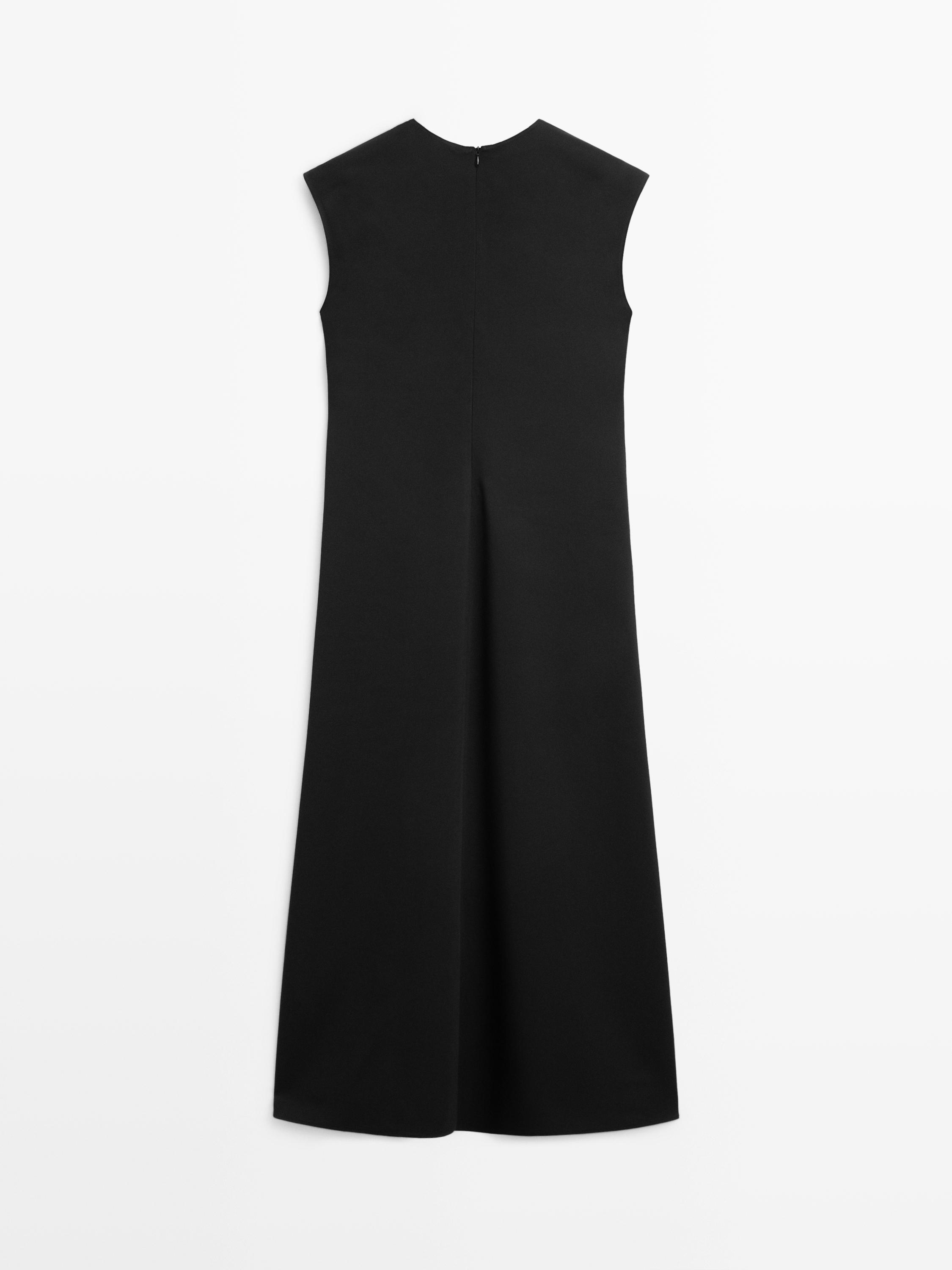 Robe fluide manches courtes